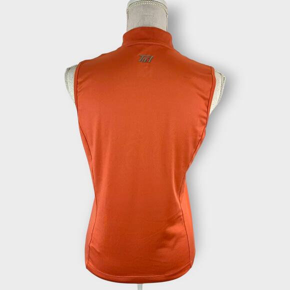 Tail Activewear Golf Shirt Athletic Wear Sleeveless Peach Stretch Size Small - Picture 3 of 9